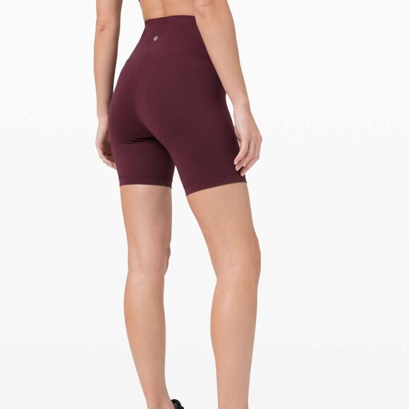 Genuine wunder under train high rise short 6" heathered cassis Size 4 - Picture 1 of 6